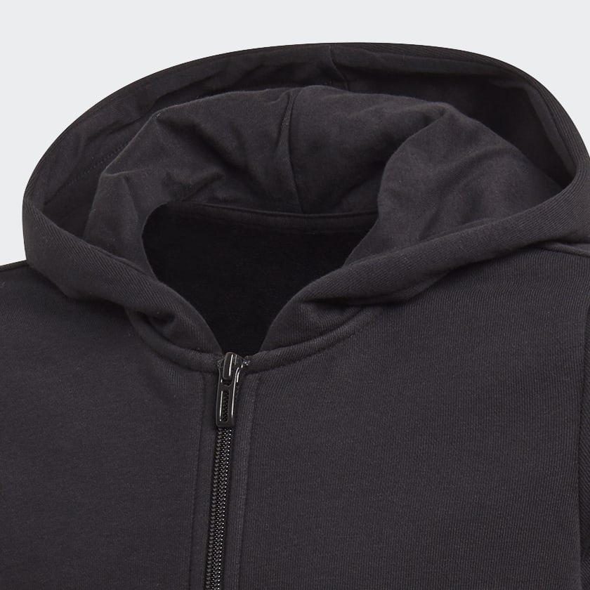 Negro Buzo con Capucha Linear