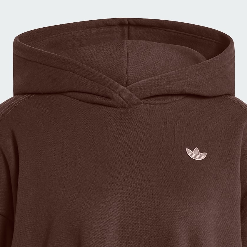 สีน้ำตาล เสื้อฮู้ดโอเวอร์ไซส์