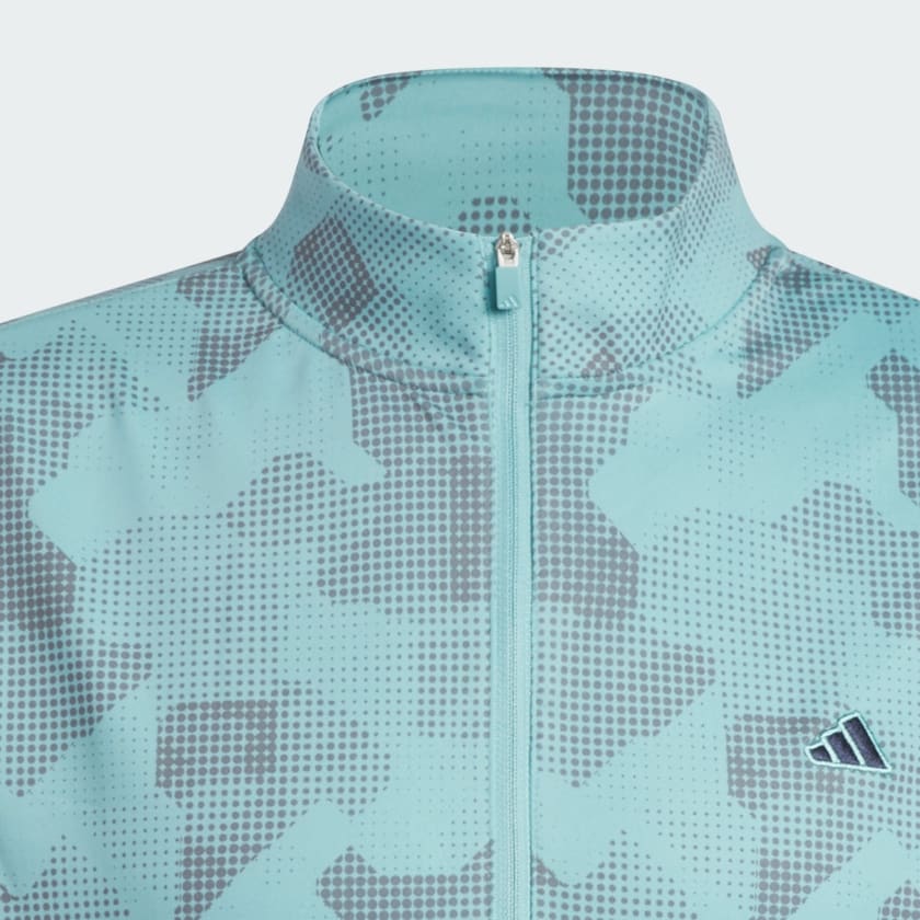 Turquesa Sudadera Go-To Printed Quarter-Zip