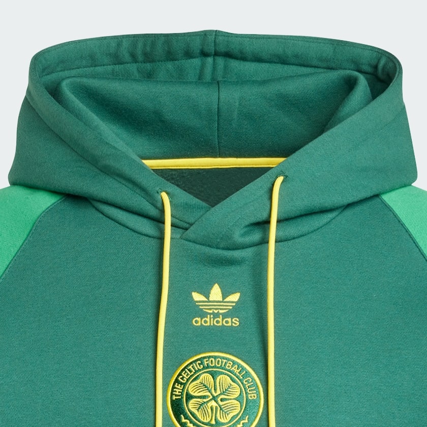 adidas Celtic FC Originals Hoodie Green adidas UK