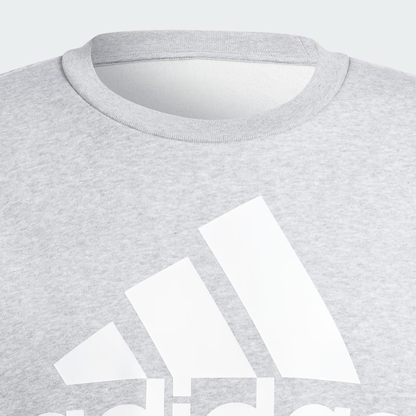 Grey Essentials Fleece Big Logo Sweatshirt