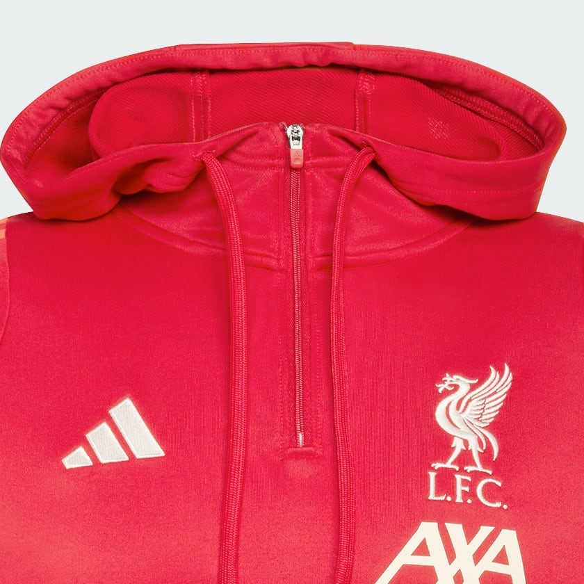 Rouge Sweat-shirt à capuche d'entraînement Liverpool FC Tiro 25 Competition