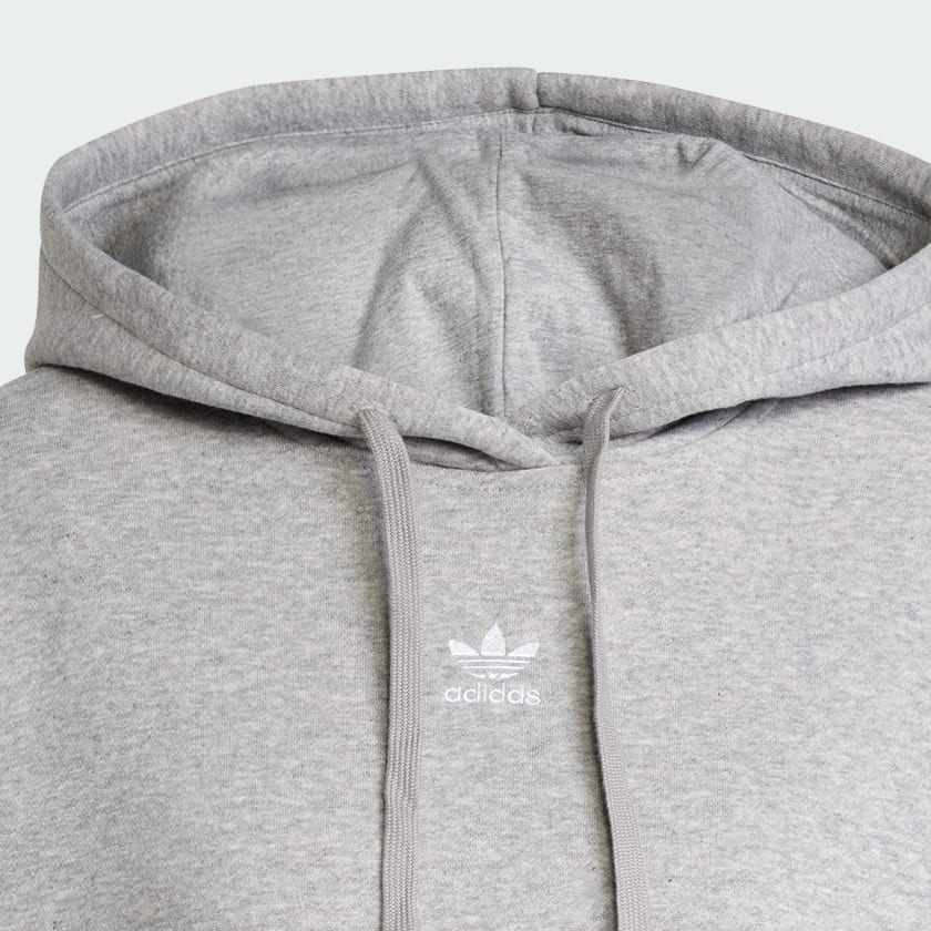 Grey Essentials Oversized Fleece Hoodie