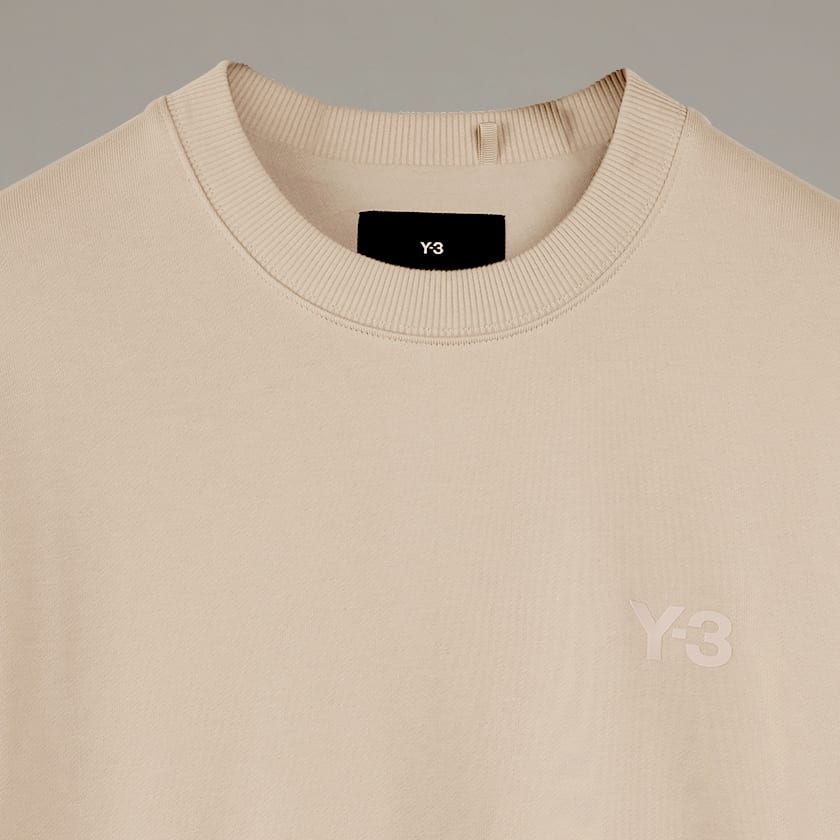 adidas Y-3 French Terry Crew Sweater - Beige | adidas Australia