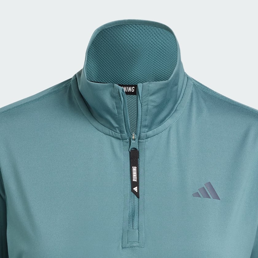 Πράσινο Own the Run Half-Zip Jacket