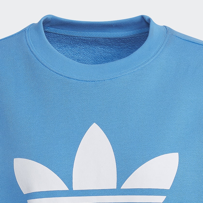 Blue Trefoil Crew Sweatshirt