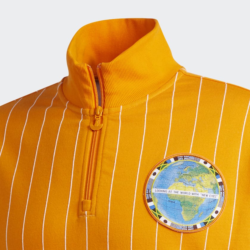 Orange FA Blocked Sweatshirt