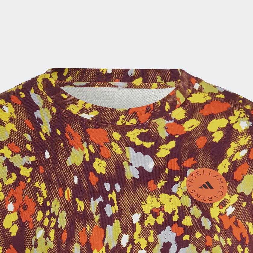 adidas by Stella McCartney Floral Print Sweatshirt Plus Size White Free Delivery adidas UK