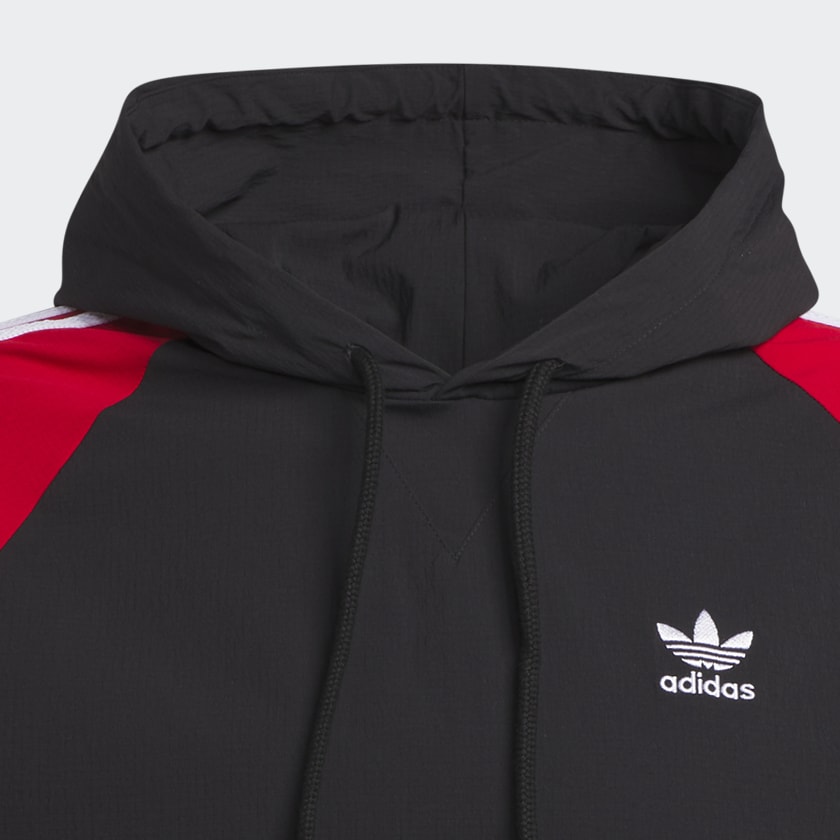 Black SST Hooded Windbreaker