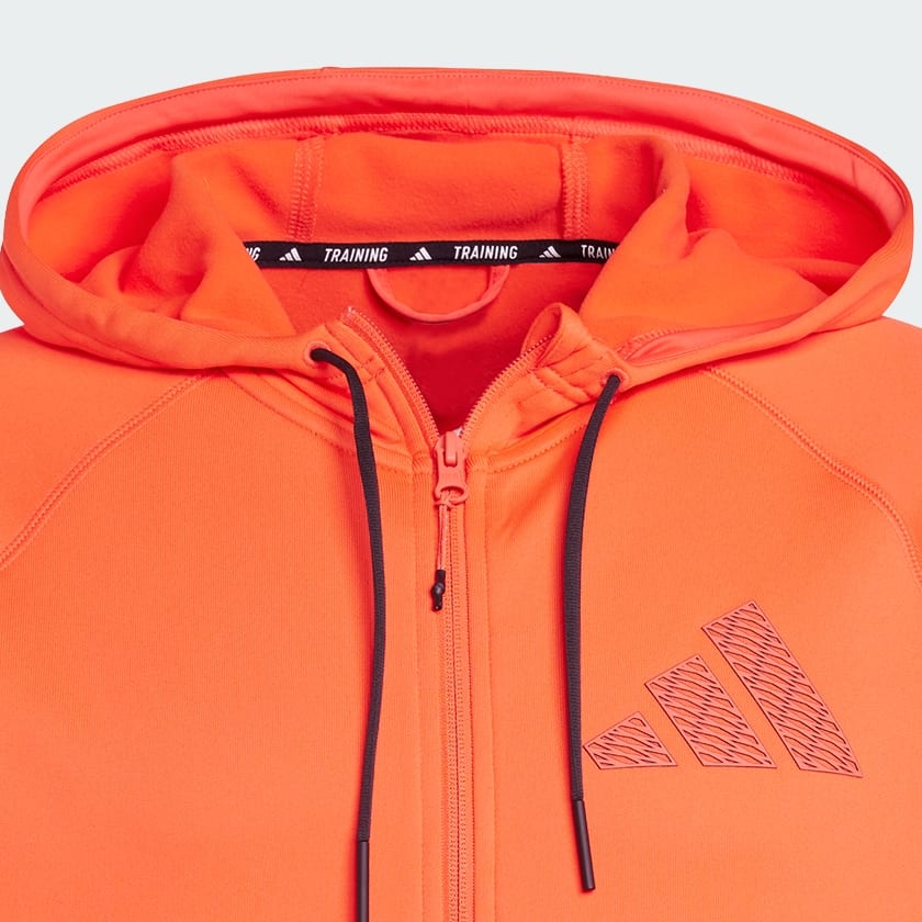 Orange Veste à capuche entièrement zippée Game and Go Training