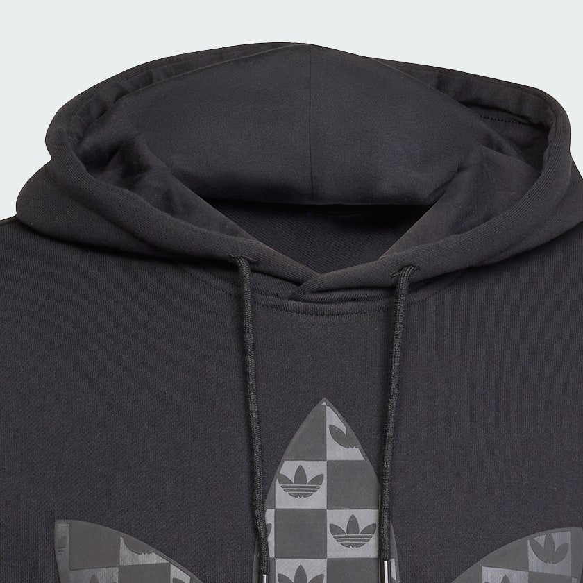 Negro Polerón con capucha Monogram Regular