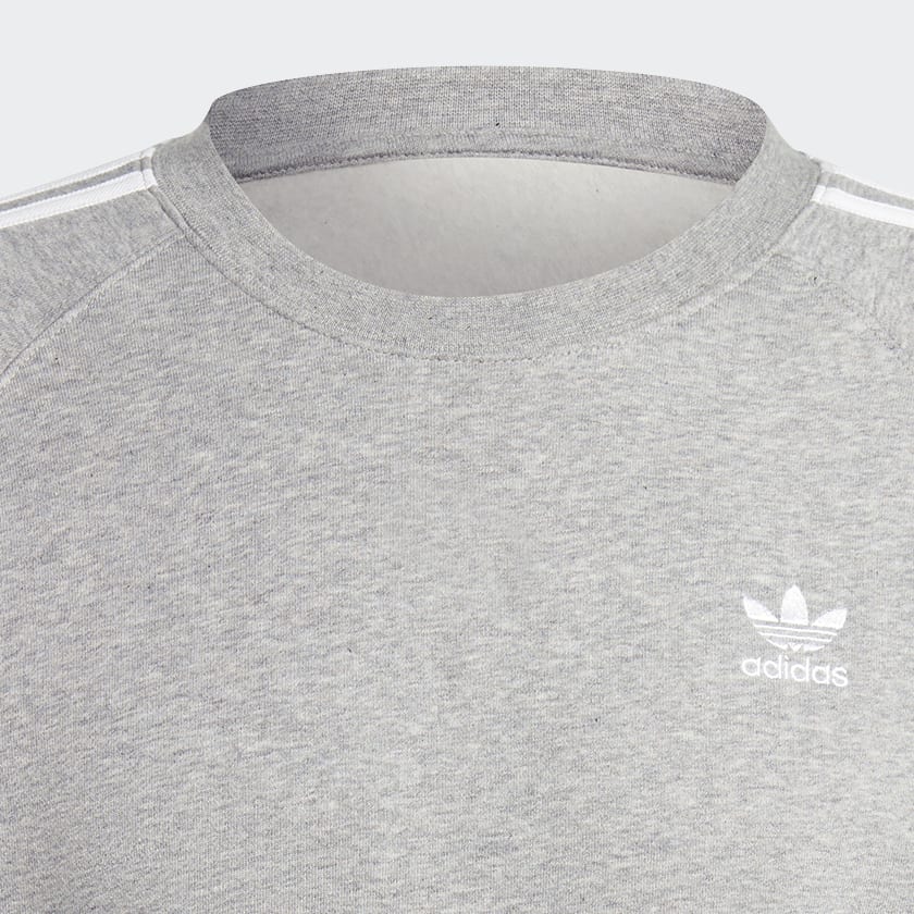 Sweat-shirt ras du cou bandes Adicolor Classics Gris adidas