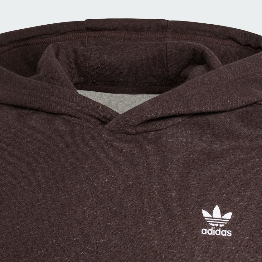 Brun Loose Fleece hættetrøje til børn