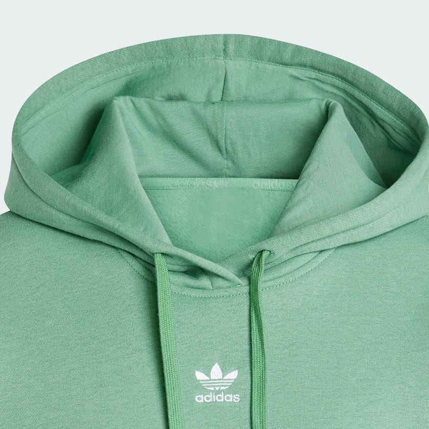 Vert Veste à capuche ample molleton Essentials