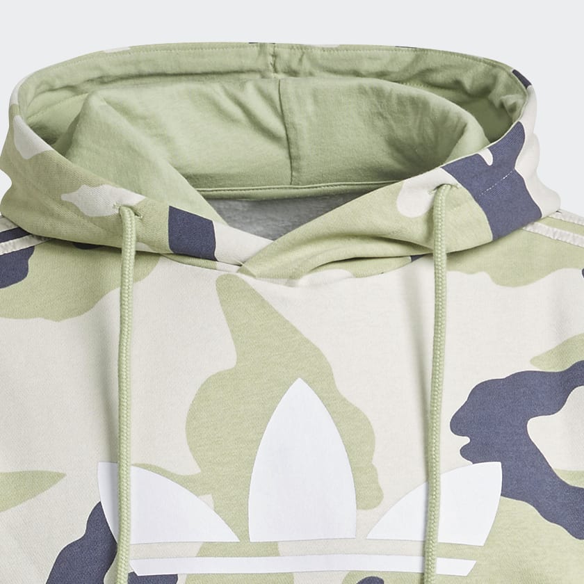 Vert Sweat-shirt à capuche Graphics Camo
