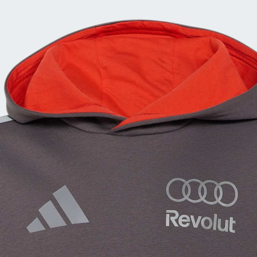 Grigio FELPA CON CAPPUCCIO AUDI REVOLUT F1 TEAM DRIVER JUNIOR