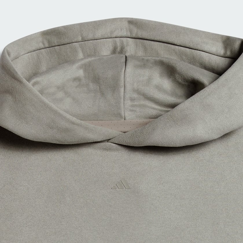 Beige Sudadera con capucha Basketball Sueded