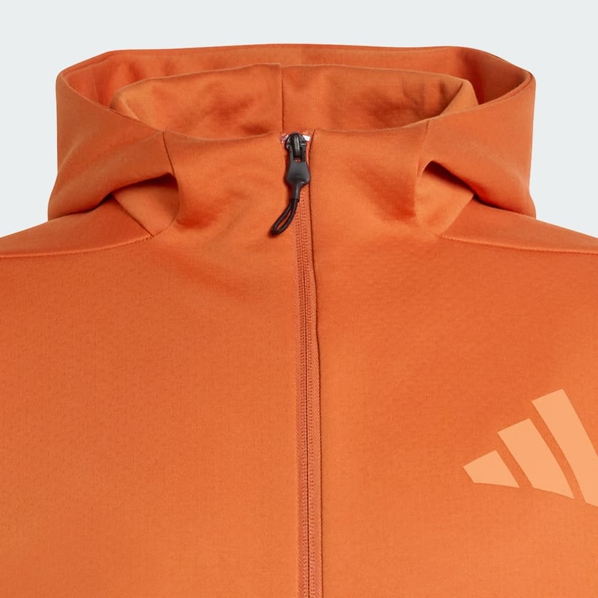 Orange Z.N.E. Full-Zip Hooded Track Jacket