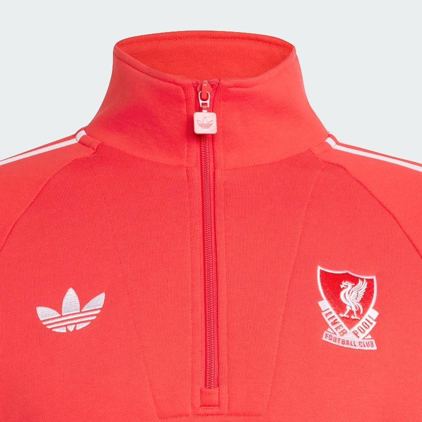 cervená Top Liverpool FC Originals Half Zip