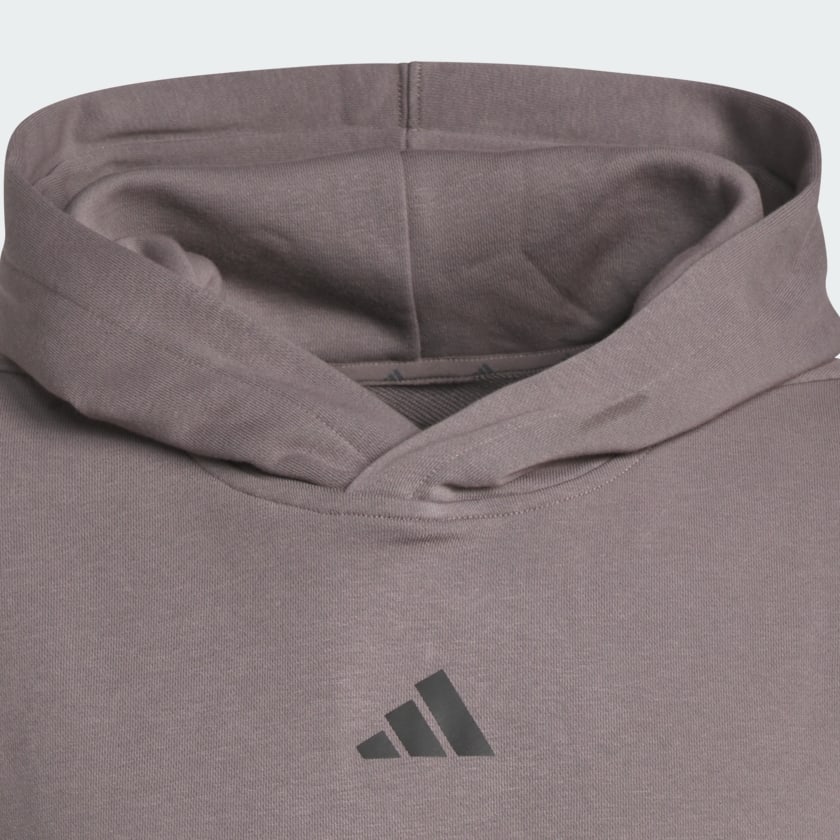 Brown PrimeLift Workout Sleeveless Hoodie