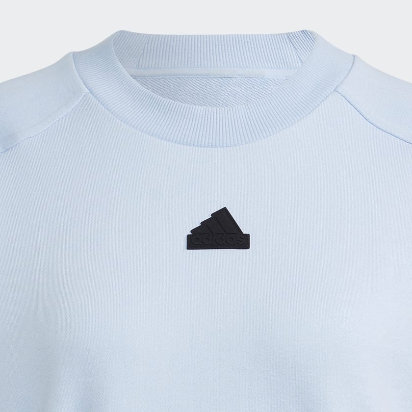 Blue City Escape Loose Crew Sweatshirt