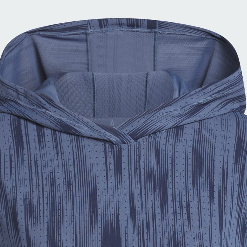 Azul Sudadera con gorro Ultimate365 Printed