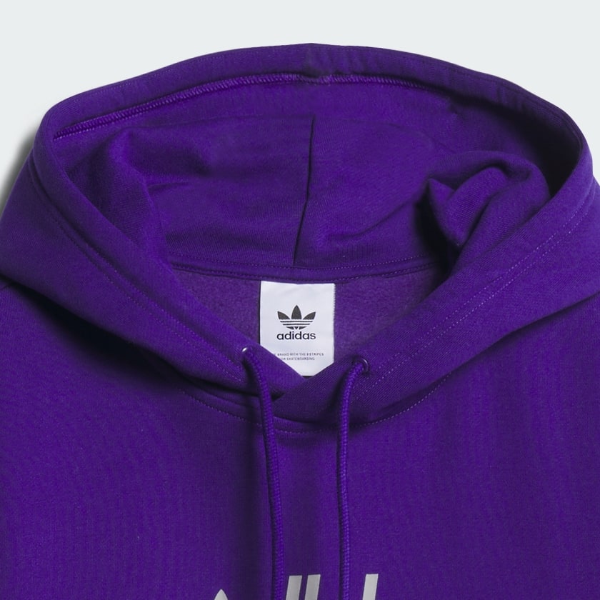 adidas 4.0 Stretch Logo Hoodie - Purple | Free Shipping with adiClub ...