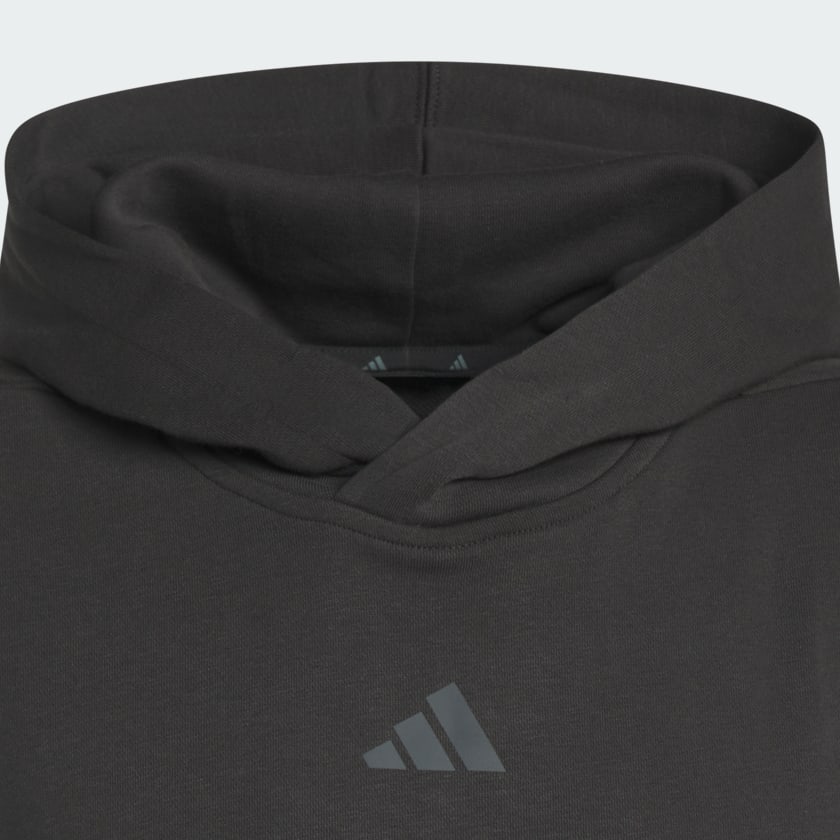 Black PrimeLift Workout Sleeveless Hoodie