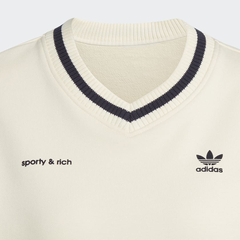トップス adidas sporty&Rich 関税送料込♪Adidas x Sporty & Rich/Soccer Jersey (adidas/Tシャツ