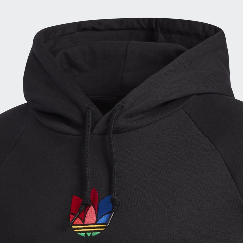 adidas 3D Trefoil Graphic Sweat Hoodie Black adidas New Zealand