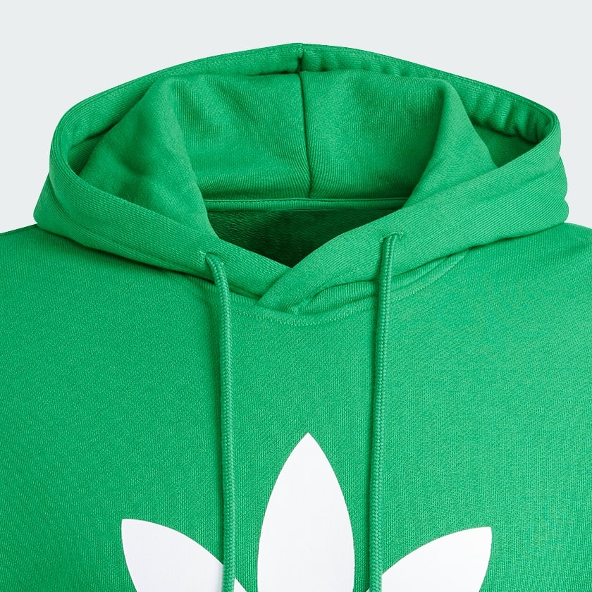 Adidas originals trefoil hoodie in green cheap