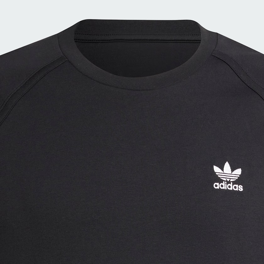 Preto T-shirt Trefoil Essentials+