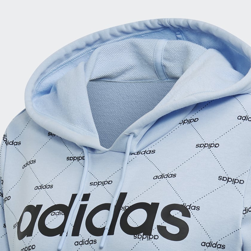 Adidas linear graphic hoodie store