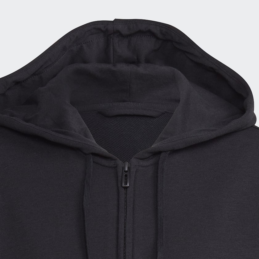 adidas Essentials Cut 3 Stripes Full Zip Hoodie