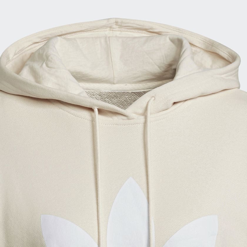 Blanco Sudadera con gorro adidas Adicolor Trifolio