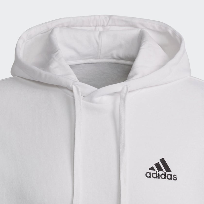 Felpa con cappuccio Essentials Fleece Bianco adidas adidas Italia