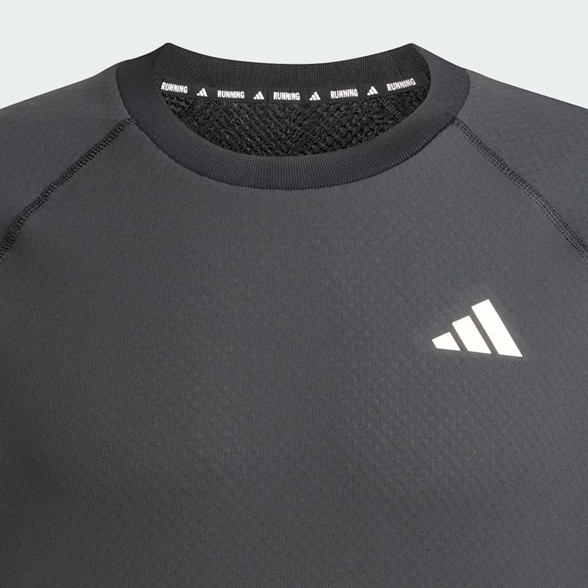 Siyah adi365 Fuzzy Örgü Sweatshirt