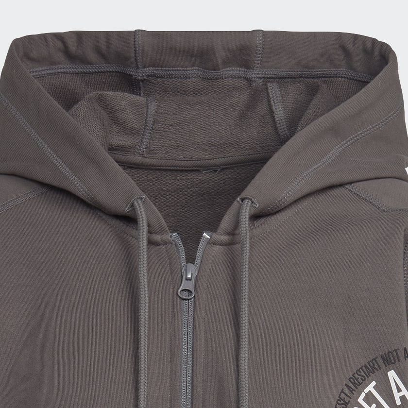 cierna Mikina s kapucňou adidas by Stella McCartney Cropped