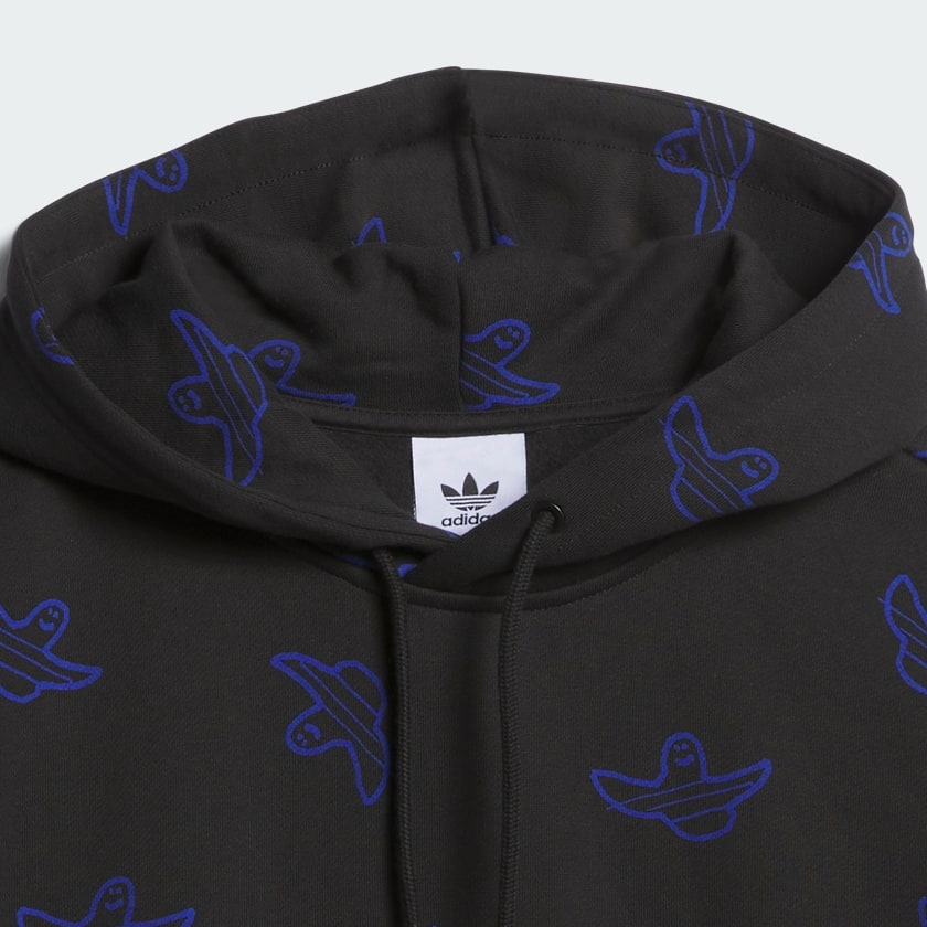 adidas Shmoofoil Allover Print Hoodie Black Free Shipping with adiClub adidas US