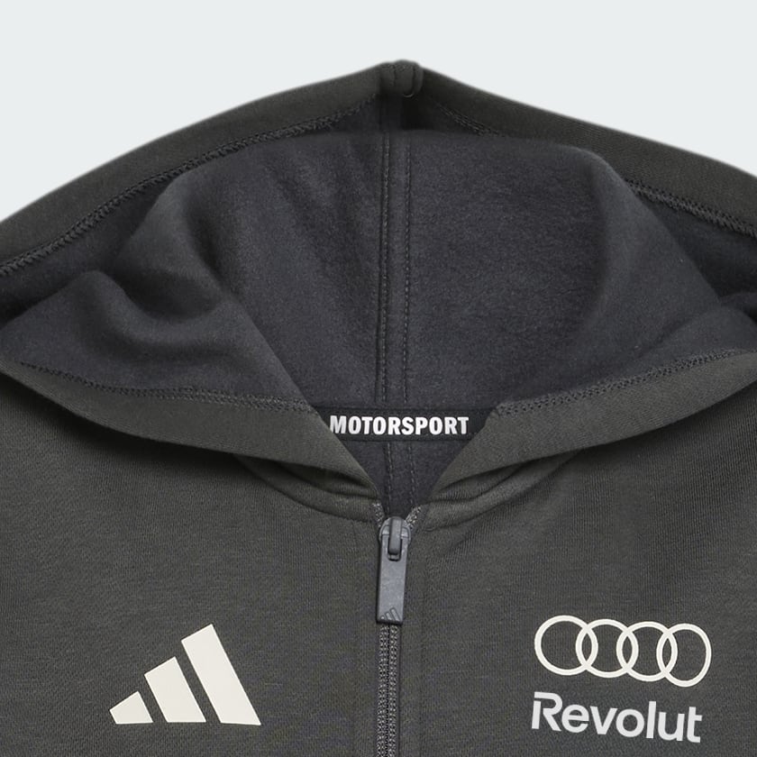 Schwarz AUDI REVOLUT F1 TEAM DNA FULL ZIP HOODIE