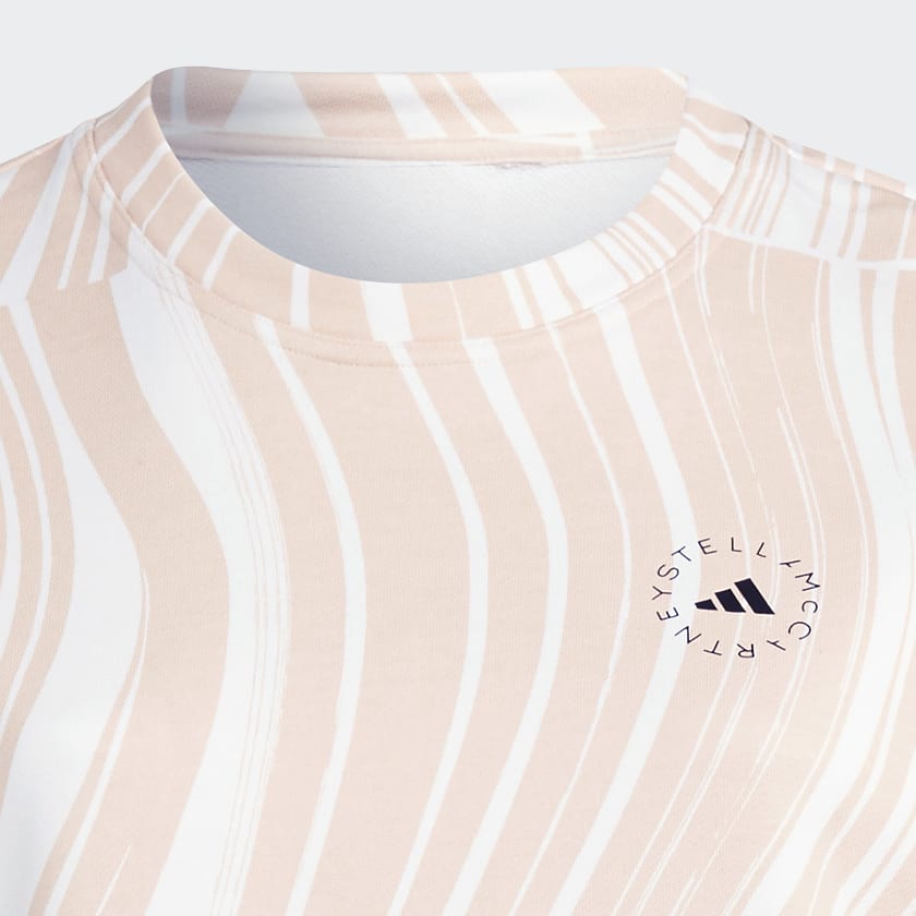 Rosa adidas by Stella McCartney Graphic Sweatshirt – Große Größen
