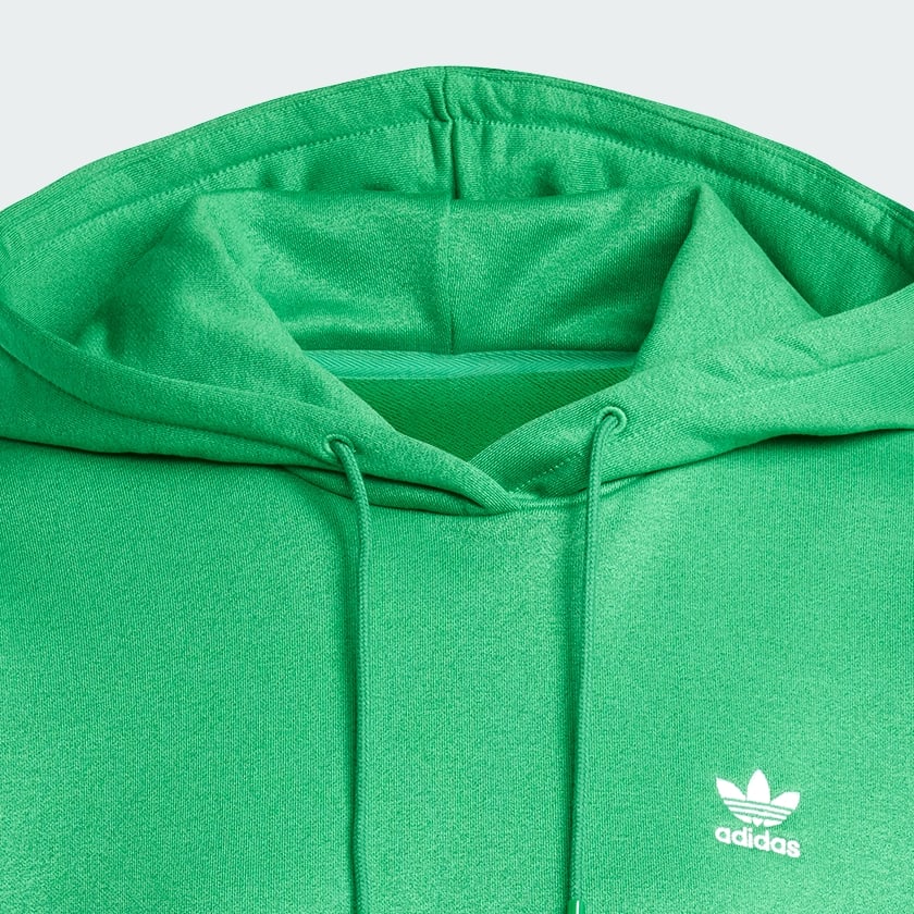 adidas Trefoil Cropped Hoodie Green Free Shipping with adiClub adidas US