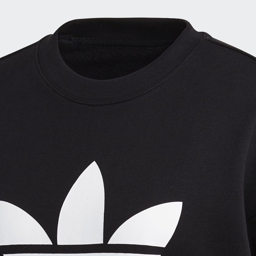 noir Sweat-shirt Trefoil Crew