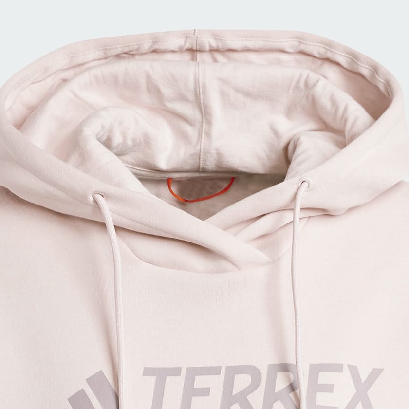 Rosa Sudadera con Gorro Terrex Multi Logo Grande