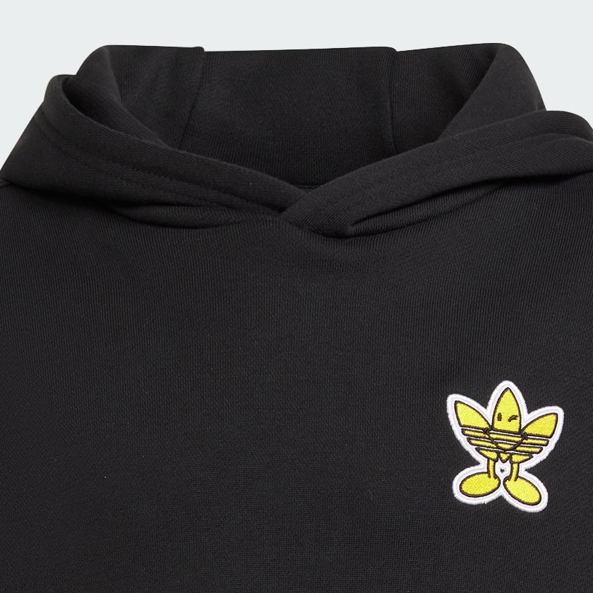 Negro Polerón con Capucha adidas Originals x Smiley World Niños
