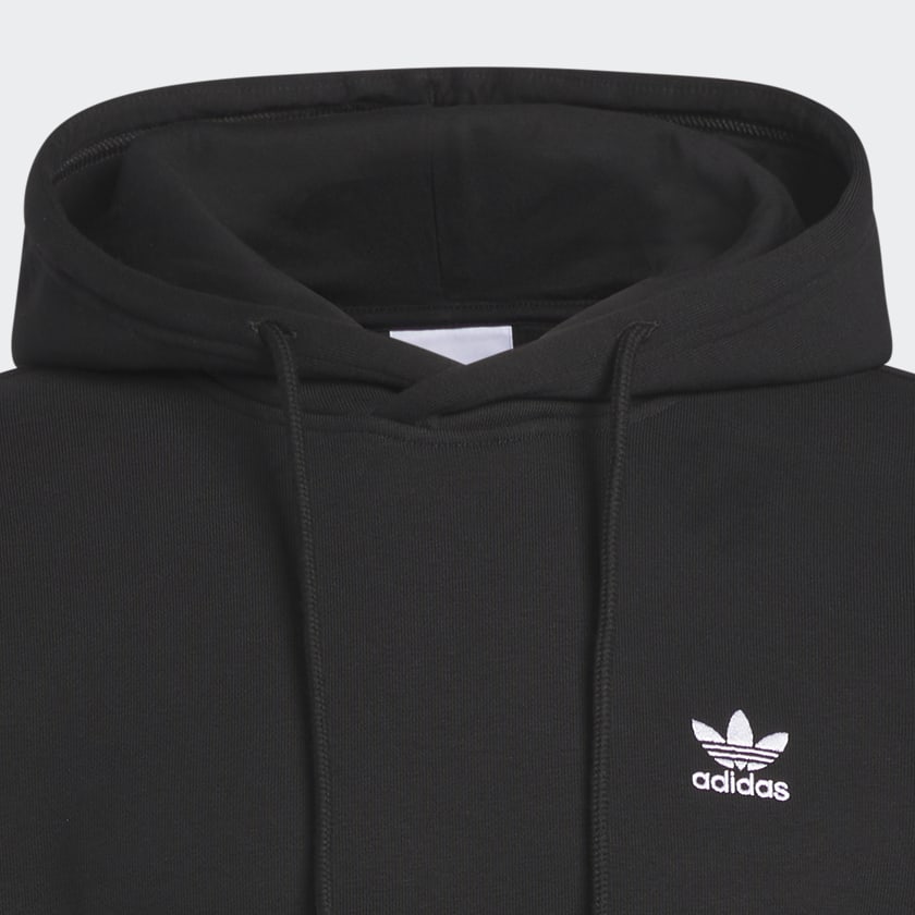 adidas Trefoil Essentials Hoodie - Black | Men's Lifestyle | adidas US