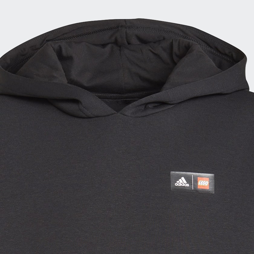 Noir Sweat-shirt à capuche adidas x Classic LEGO® 3-Stripes Pocket