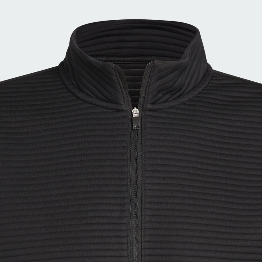 adidas Ultimat365 DWR Textured Quarter-Zip Pullover - Black