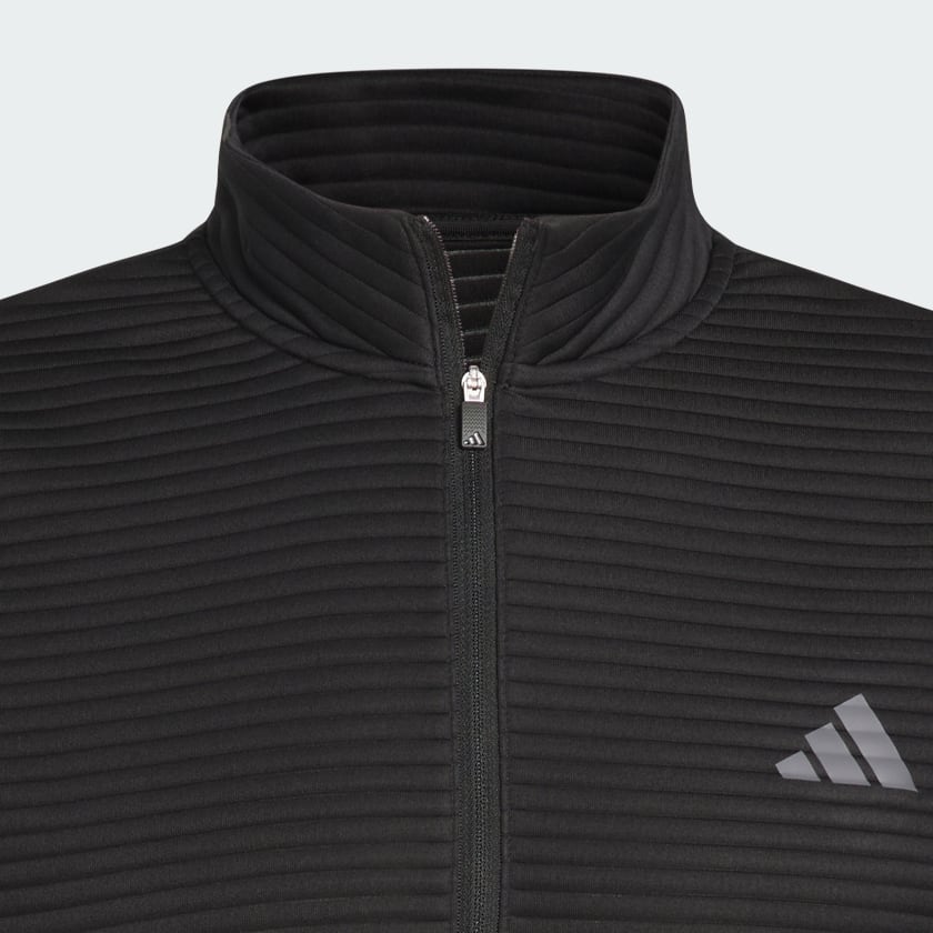 Noir Pull zip 1/4 texturé Ultimate365 Dwr