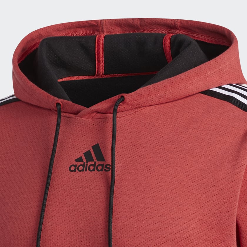 adidas M PG PO HOODIE Red adidas New Zealand